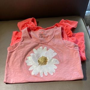 Lot of two (2) Crewcuts Size 8 Tanks